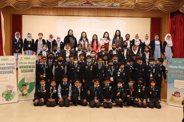 Climate Change Awareness Session Held at Fazaia Intercollege